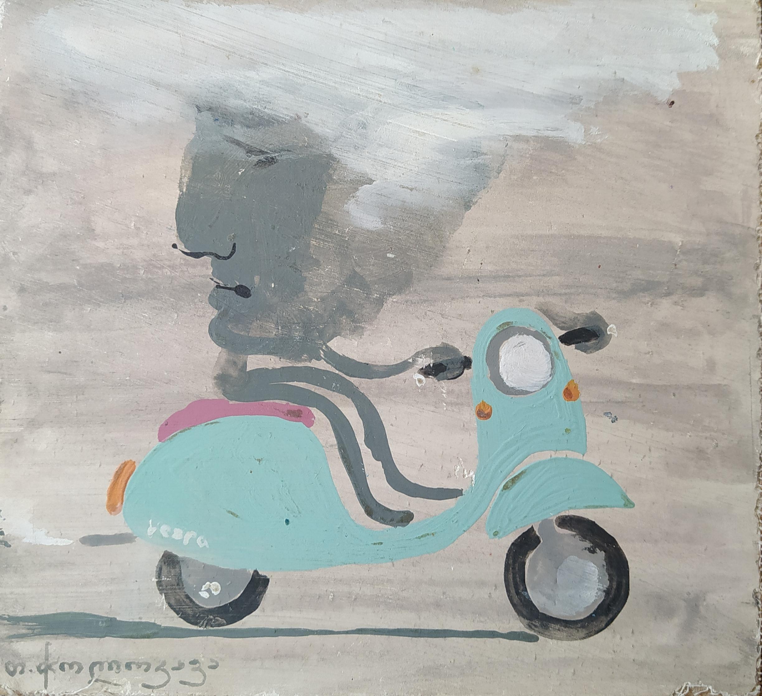 Acrílico sobre cartón

Tengiz Cholokava es un artista georgiano nacido en 1985 que vive y trabaja en Tiflis, Georgia. Se licenció en la Escuela de Bellas Artes de Iakob Nikoladze de Tiflis (Georgia) en 2004 y en la Academia de Bellas Artes Apolon