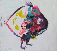 Arte contemporanea georgiana di Tengiz Cholokava - Arrabbiata mia moglie