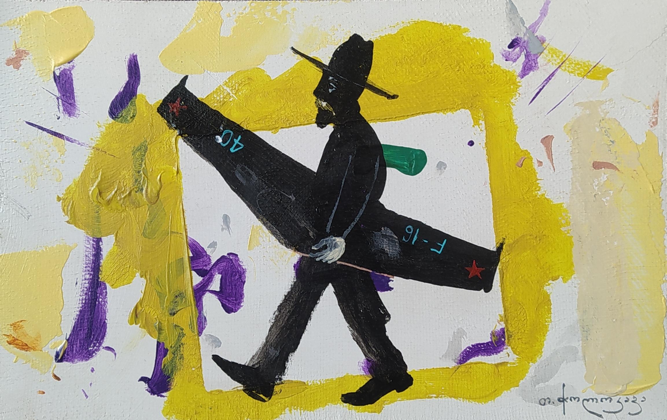 Acrílico sobre cartón

Tengiz Cholokava es un artista georgiano nacido en 1985 que vive y trabaja en Tiflis, Georgia. Se licenció en la Escuela de Bellas Artes de Iakob Nikoladze de Tiflis (Georgia) en 2004 y en la Academia de Bellas Artes Apolon
