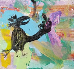 Arte contemporáneo georgiano de Tengiz Cholokava - Cuervo