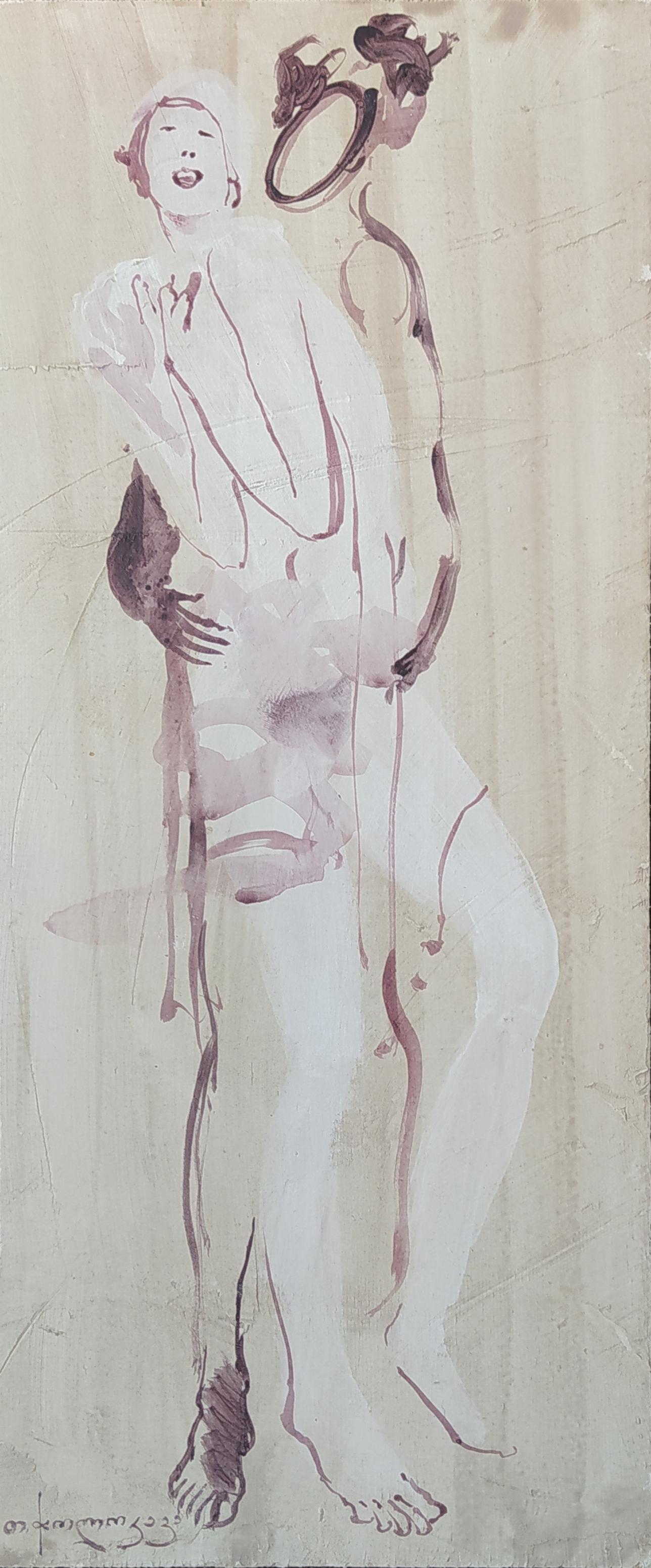 Acrílico sobre cartón

Tengiz Cholokava es un artista georgiano nacido en 1985 que vive y trabaja en Tiflis, Georgia. Se licenció en la Escuela de Bellas Artes de Iakob Nikoladze de Tiflis (Georgia) en 2004 y en la Academia de Bellas Artes Apolon