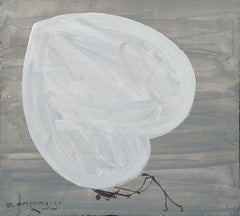 Arte contemporáneo georgiano de Tengiz Cholokava - Corazón con carro