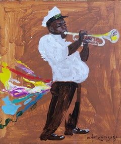 Georgian Contemporary Art by Tengiz Cholokava - Jazzman