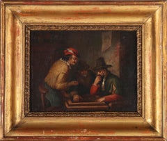 Manner of Teniers - Late 19th Century Oil, An Intense Game