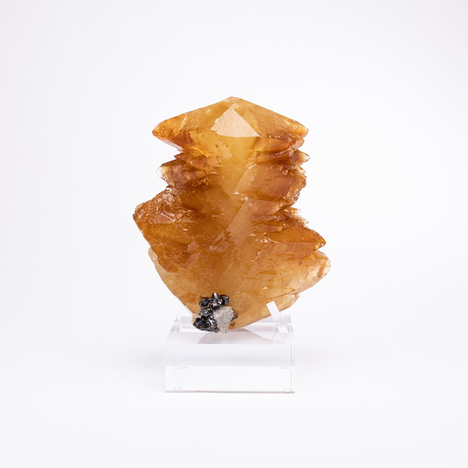 Elmwood Mine:: Tennessee Calcitkristalle auf Acrylsockel im Zustand „Neu“ im Angebot in Polanco, CDMX