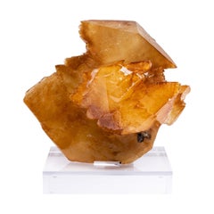 Elmwood Mine, Tennessee Calcite Crystals on Acrylic Base