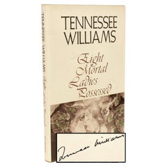 Tennessee Williams, Eight Mortal Ladies Possessed, First Edition Signed, 1974