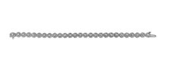 Tennis 14k White Gold with Diamonds Bracelet