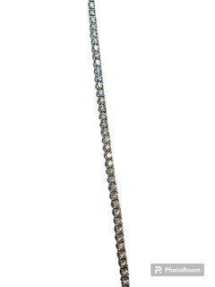 Bracelet tennis en or blanc 14 carats