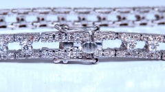 Bracelet « Tennis » avec diamants ronds naturels de 1,75 ct, en or 14 carats, à trois rangées*