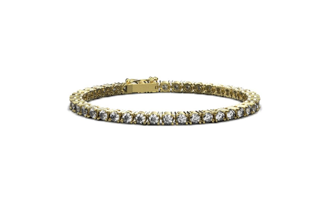 Moderne Bracelet tennis, or 18 carats, 12,7 carats en vente