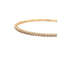Tennisarmband aus 18 Karat Roségold