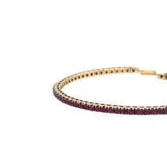 Bracciale Tennis in oro rosa 18 carati