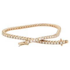 Tennis bracelet set with brilliant cut diamonds up to 1.54ct 18k pink gold