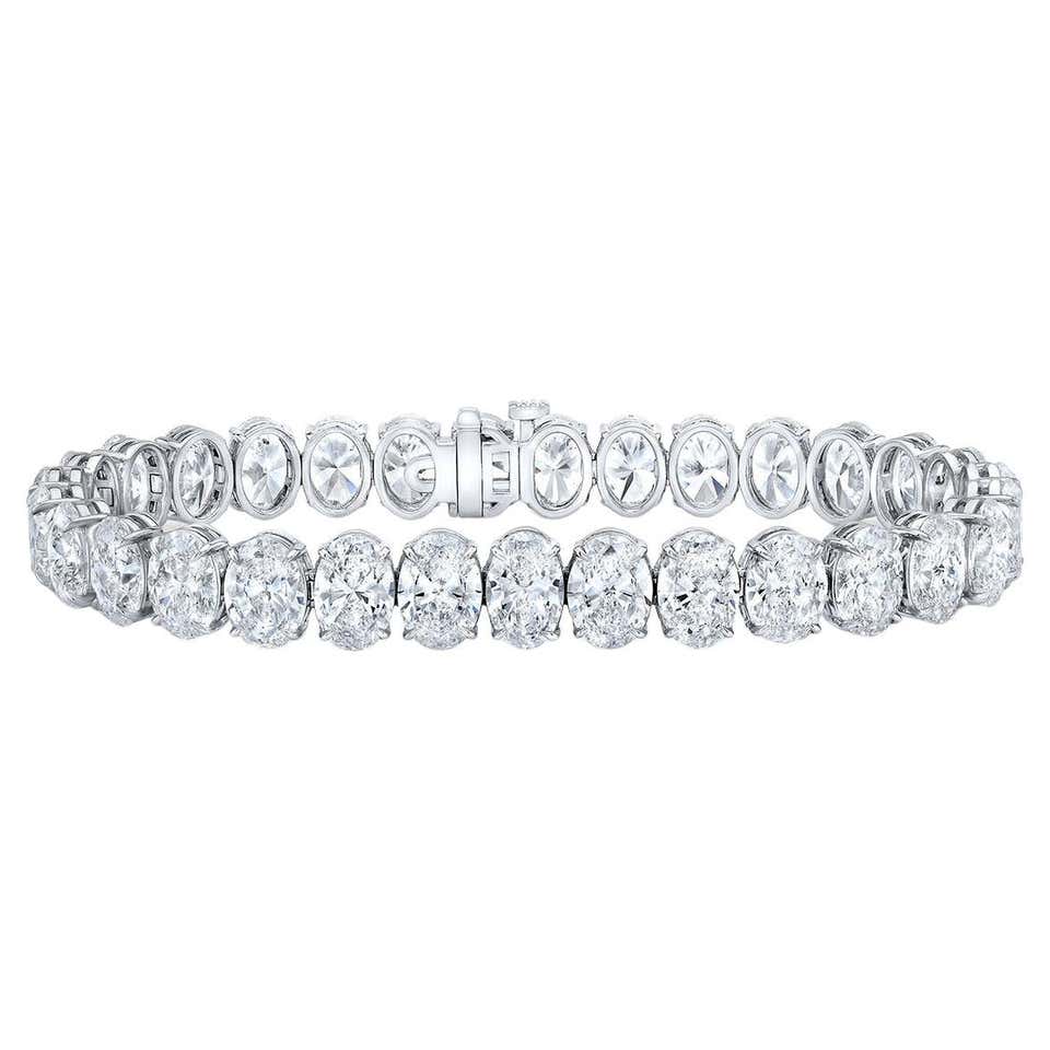 Eternity Band in Platinum with GIA G-H/VVS2-VS2 Emerald Cut Diamonds ...