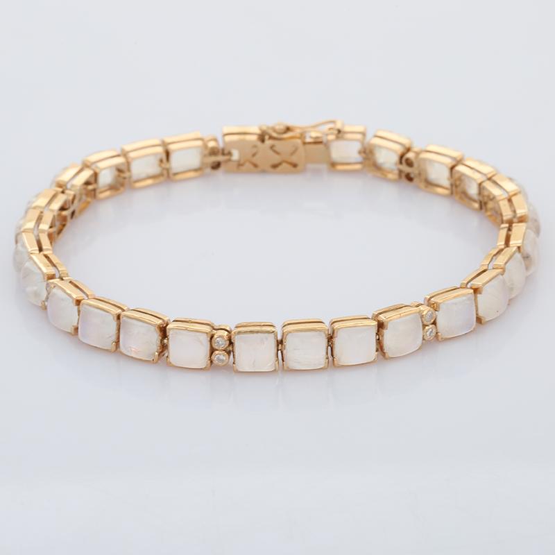 12.5ct 18ct white gold tennis bracelet guaranteed g/h colour si purity natural diamonds