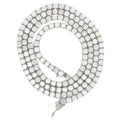 27 carat Tennis Necklace 