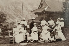 Tennis Photograph, Colonial Scene