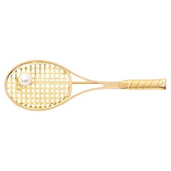 Used Tennis racket water glue