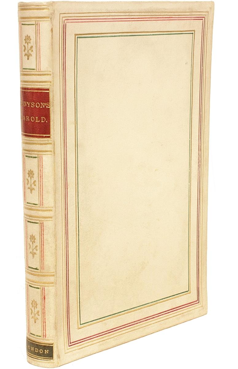 Author: Tennyson, Alfred. 

Title: Harold A Drama.

Publisher: London: Henry S. King & Co., 1877.

Description: 1 vol., 6-9/16