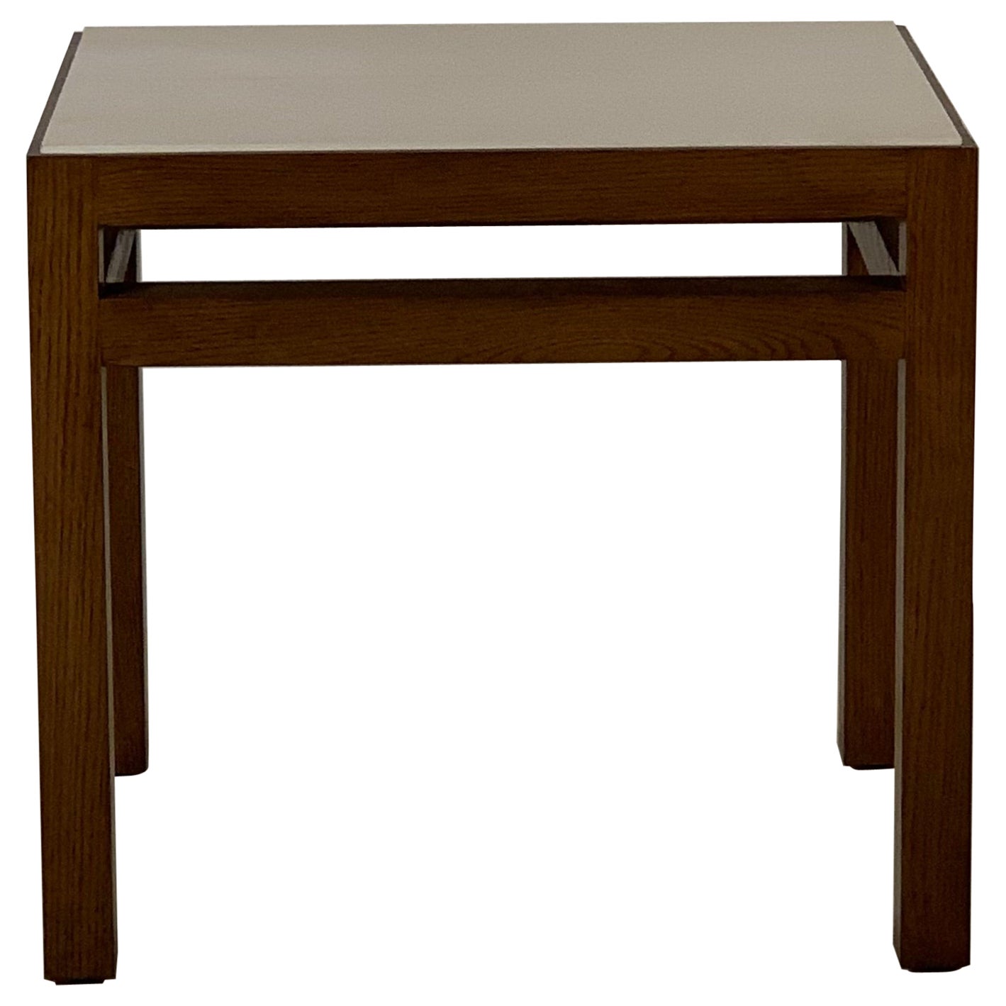 Tavolino in Oak e Pergamena 'Tenon' di Design Frères