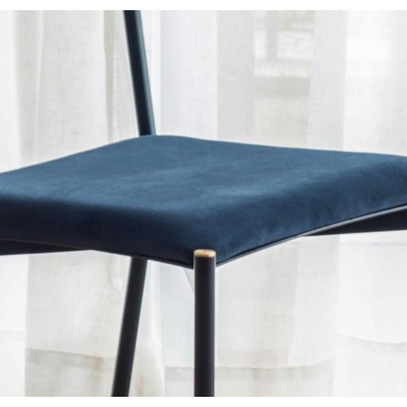 Argentine Tensa Chair, Dark Blue by Ries For Sale