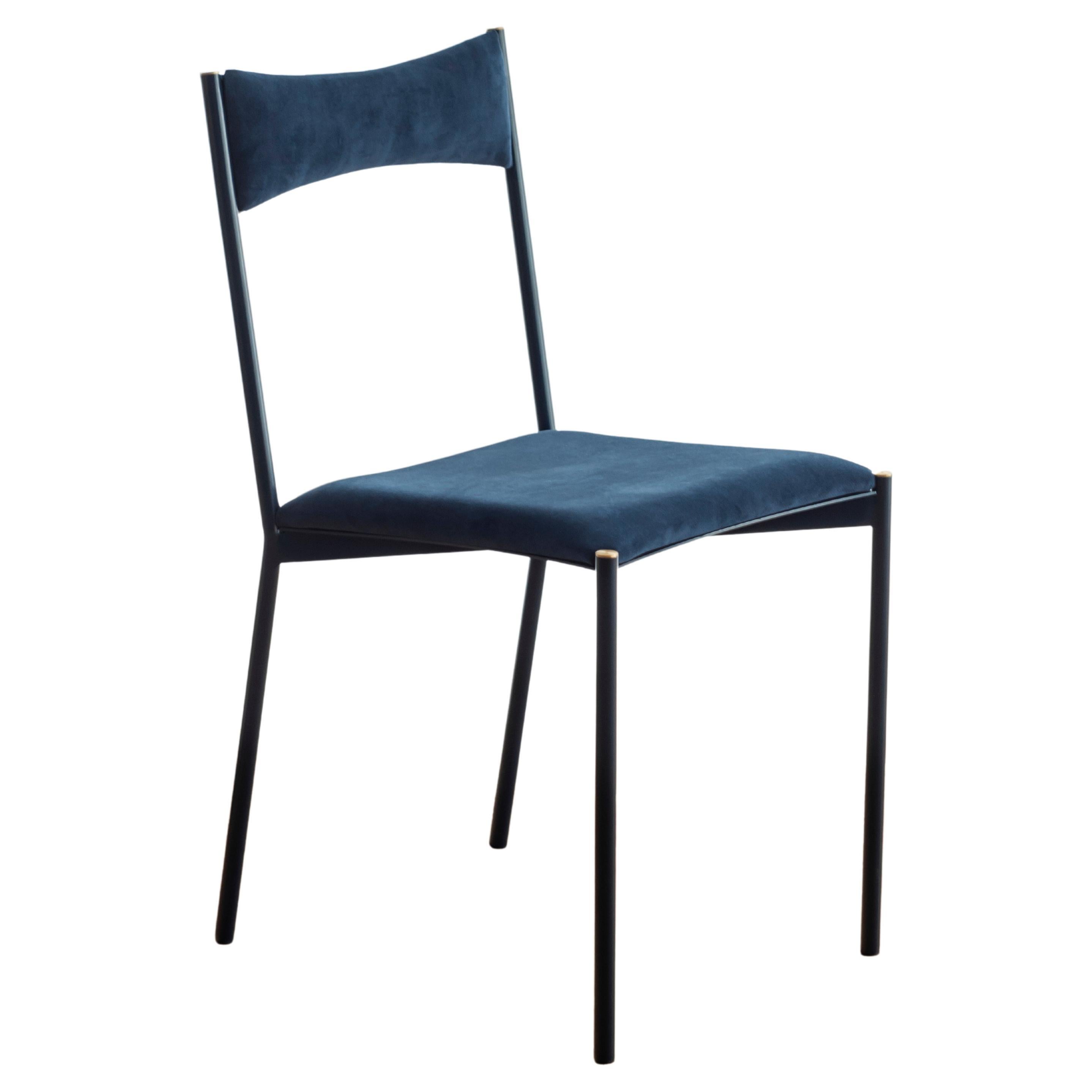 Chaise Tensa, bleu foncé par Ries