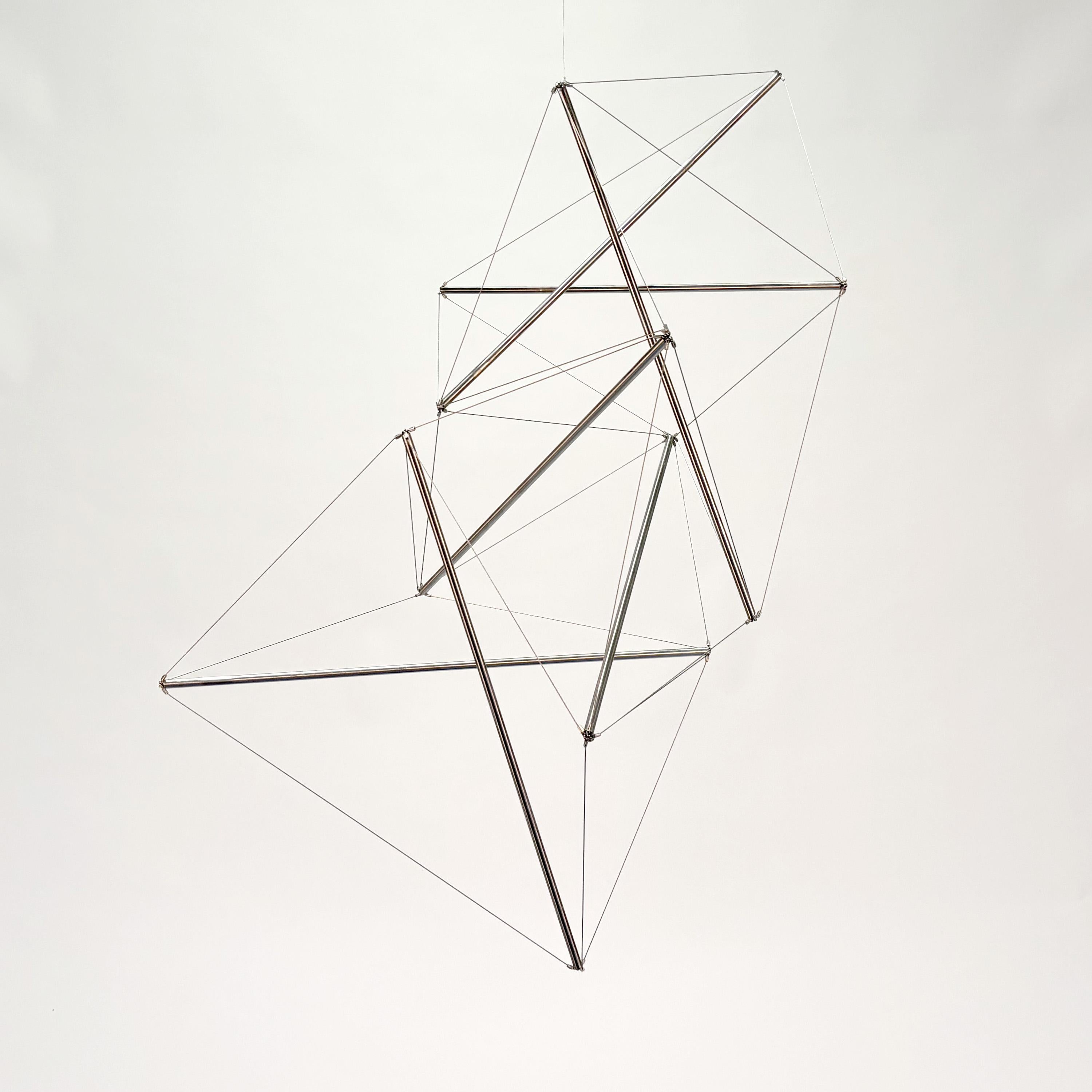Tensegrity System Structure #42 by Guillaume Chausse
2015
Limited Edition, No. 1 of 8
Signed & Dated by Guillaume Chausse
Steel & Wire
