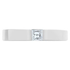 Tension Set Princess Cut Diamond Ring. 0.25 Carat Diamond