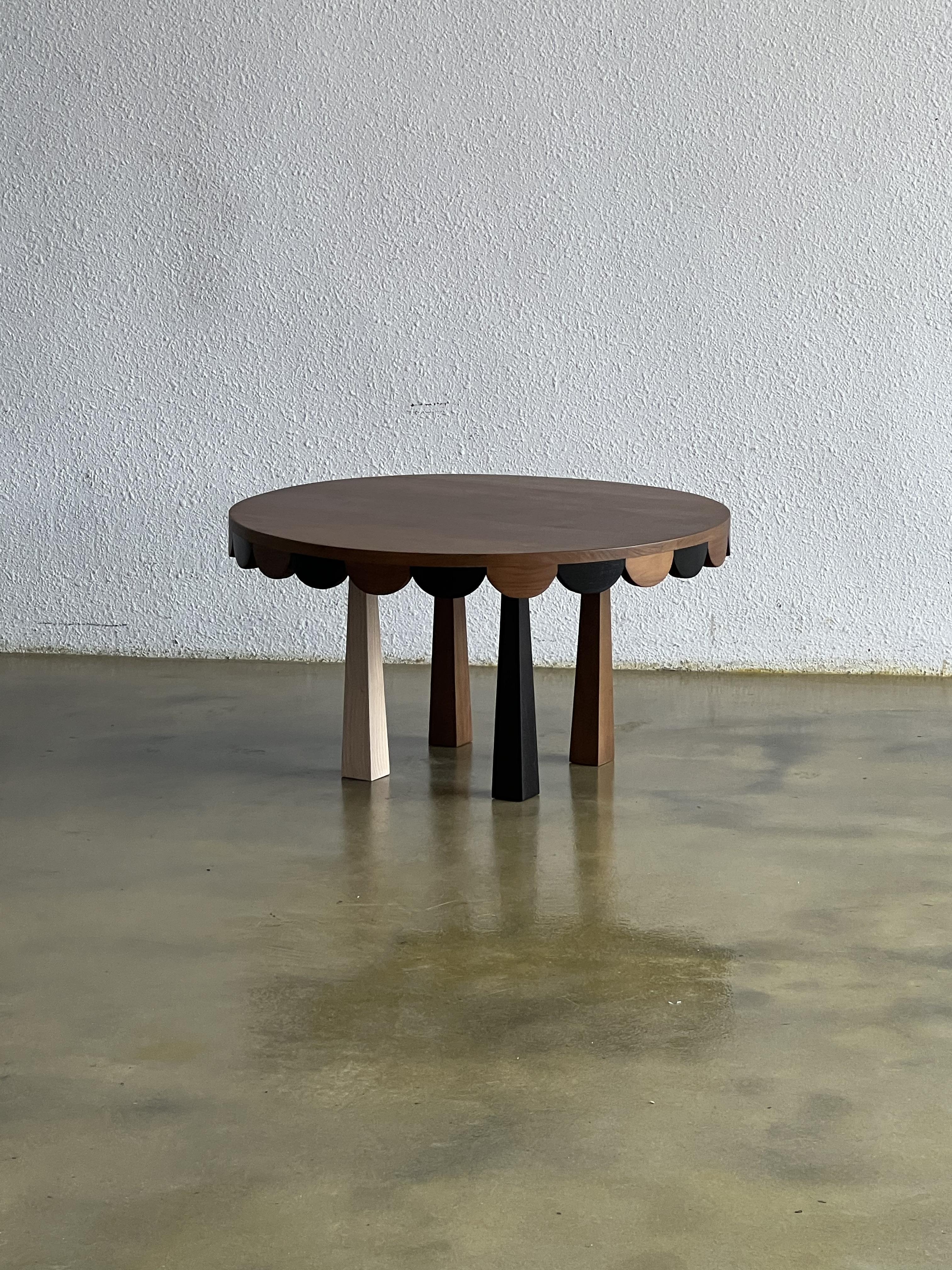 Tent Table by Studio Kallang
Dimensions: W 80 x D 80 x H 42 cm
Materials: Solid Teak, Solid Sungkai.

STUDIO KALLANG IS A SINGAPORE AND SEATTLE BASED PROJECT FOCUSING ON OBJECTS DESIGNED BY FAEZAH SHAHARUDDIN.
PIECES ARE PLAYFUL EXPLORATIONS IN