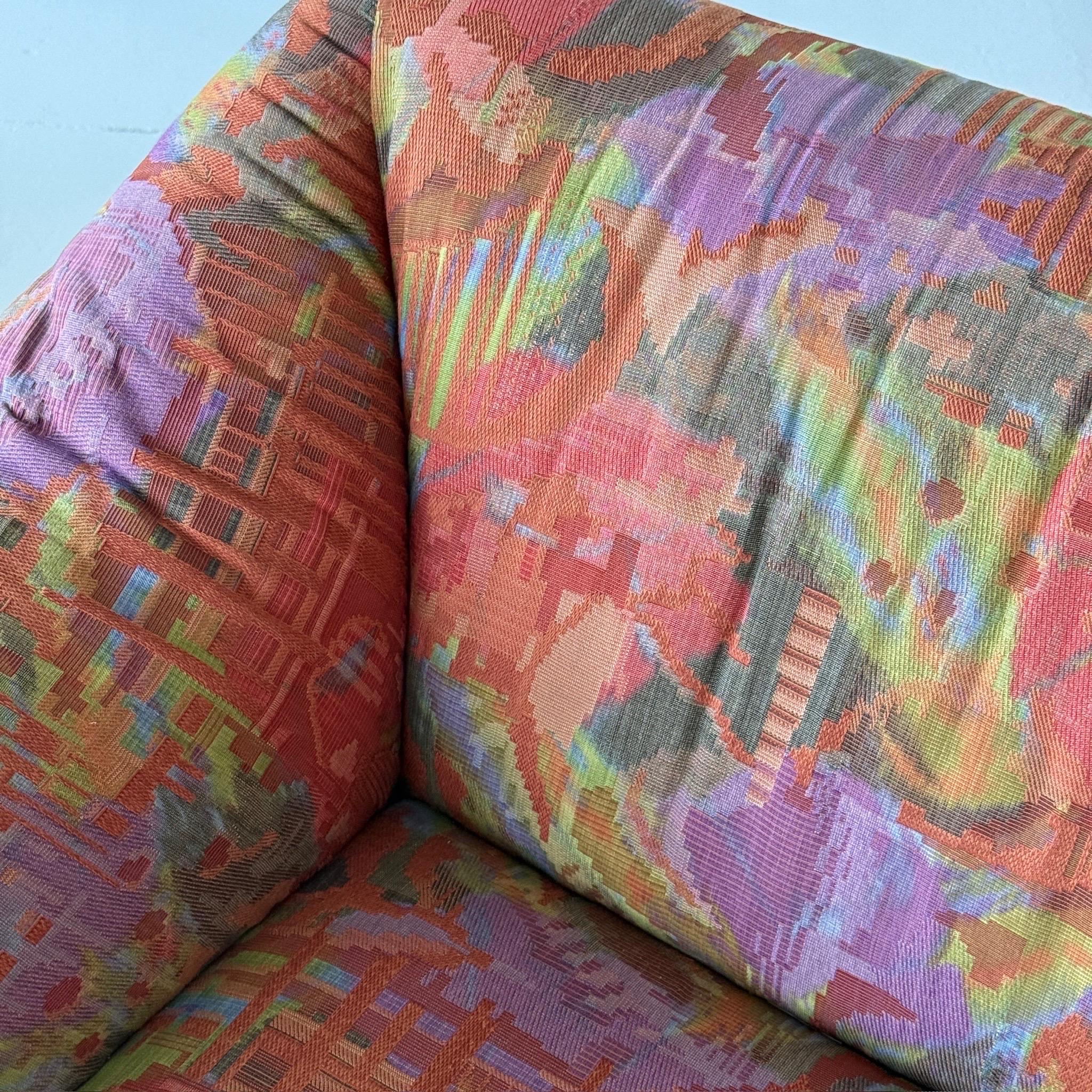 Fabric Tentazione Lounge Chairs by Mario Bellini for Cassina For Sale