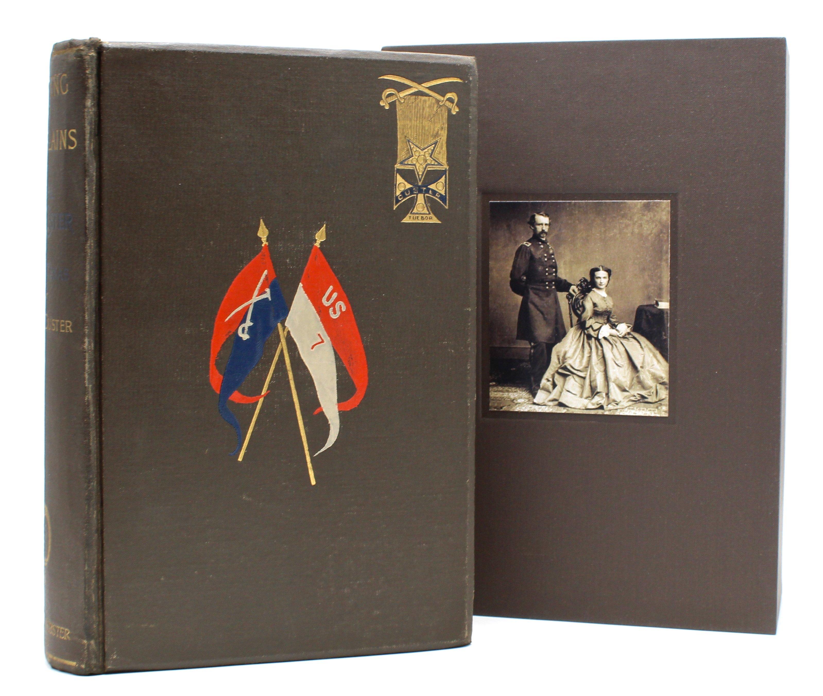 Tenting on the Plains, or General Custer in Kansas and Texas, by E. B. Custer In Good Condition In Colorado Springs, CO