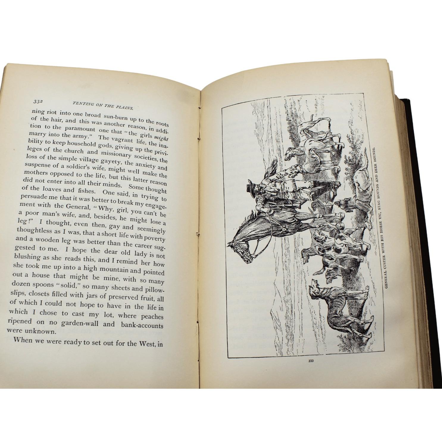 Tenting on the Plains, ou General Custer au Kansas et au Texas, première édition 1887 en vente 2