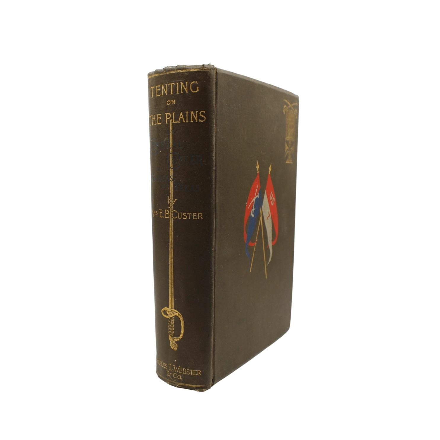 Apogée victorien Tenting on the Plains, ou General Custer au Kansas et au Texas, première édition 1887 en vente