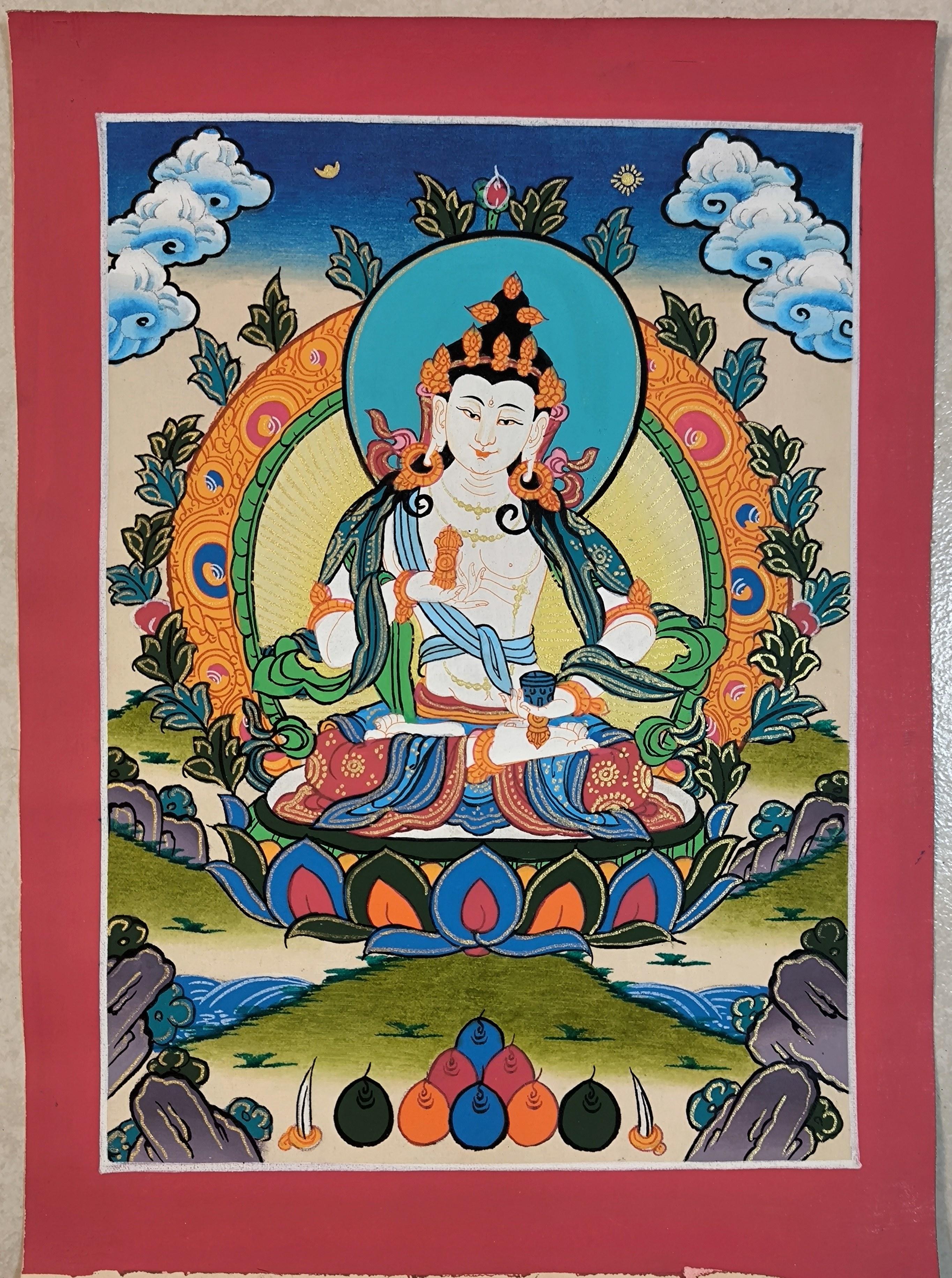 Buddha (Braun), Abstract Painting, von TENZEN THANGKA