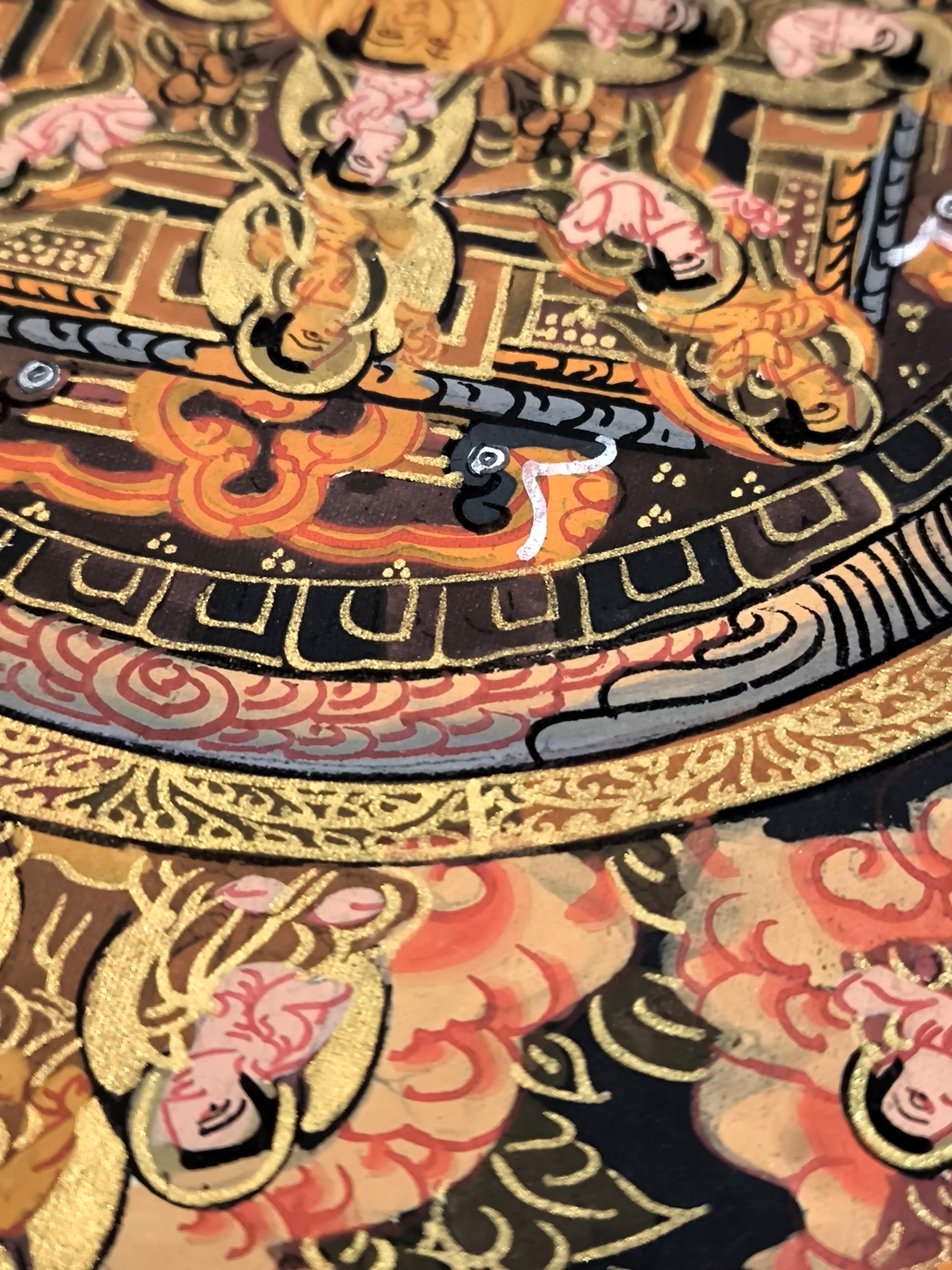 Dharmadhatu – Painting von TENZEN THANGKA