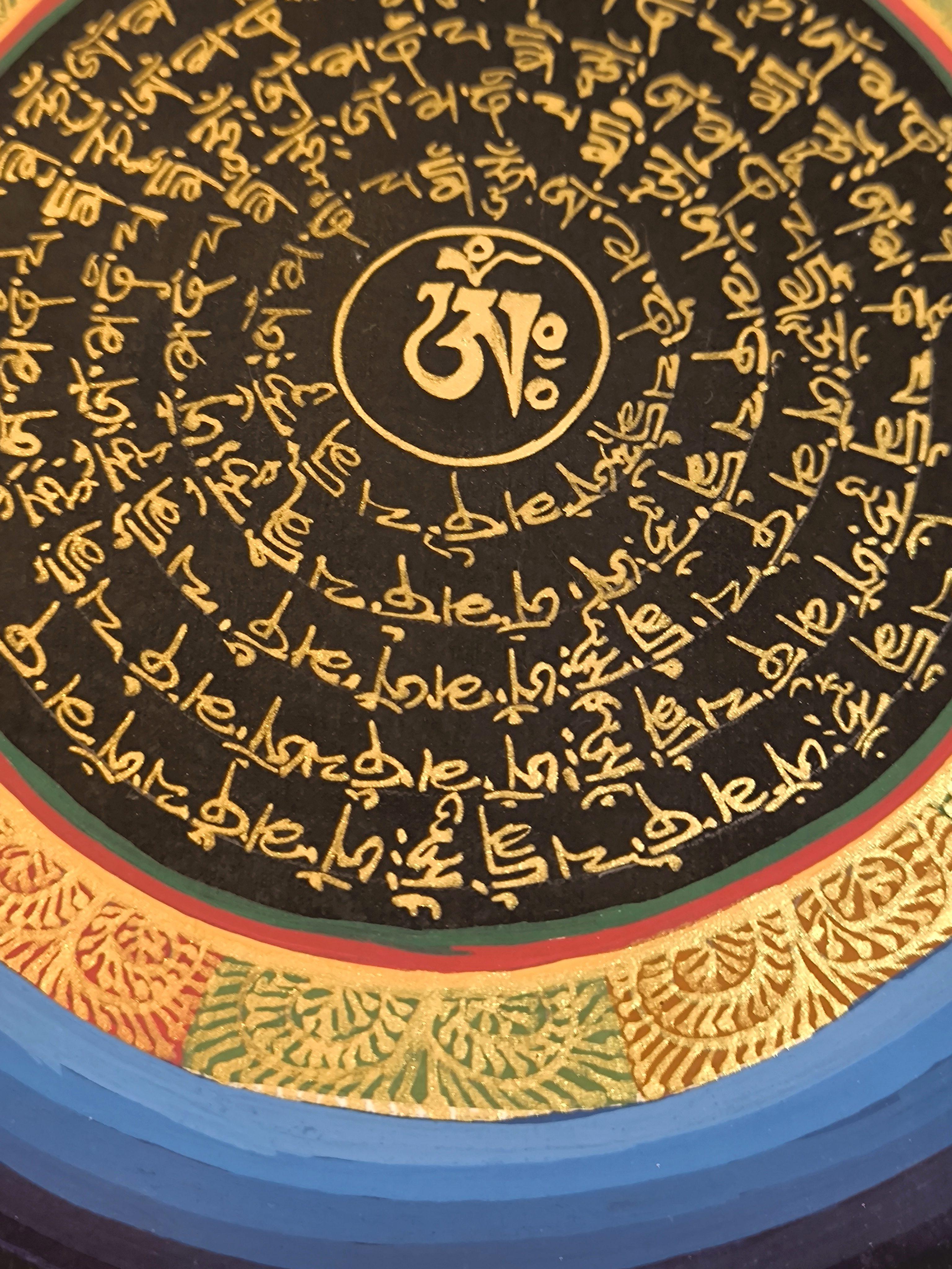MANDALA OM – Painting von TENZEN THANGKA
