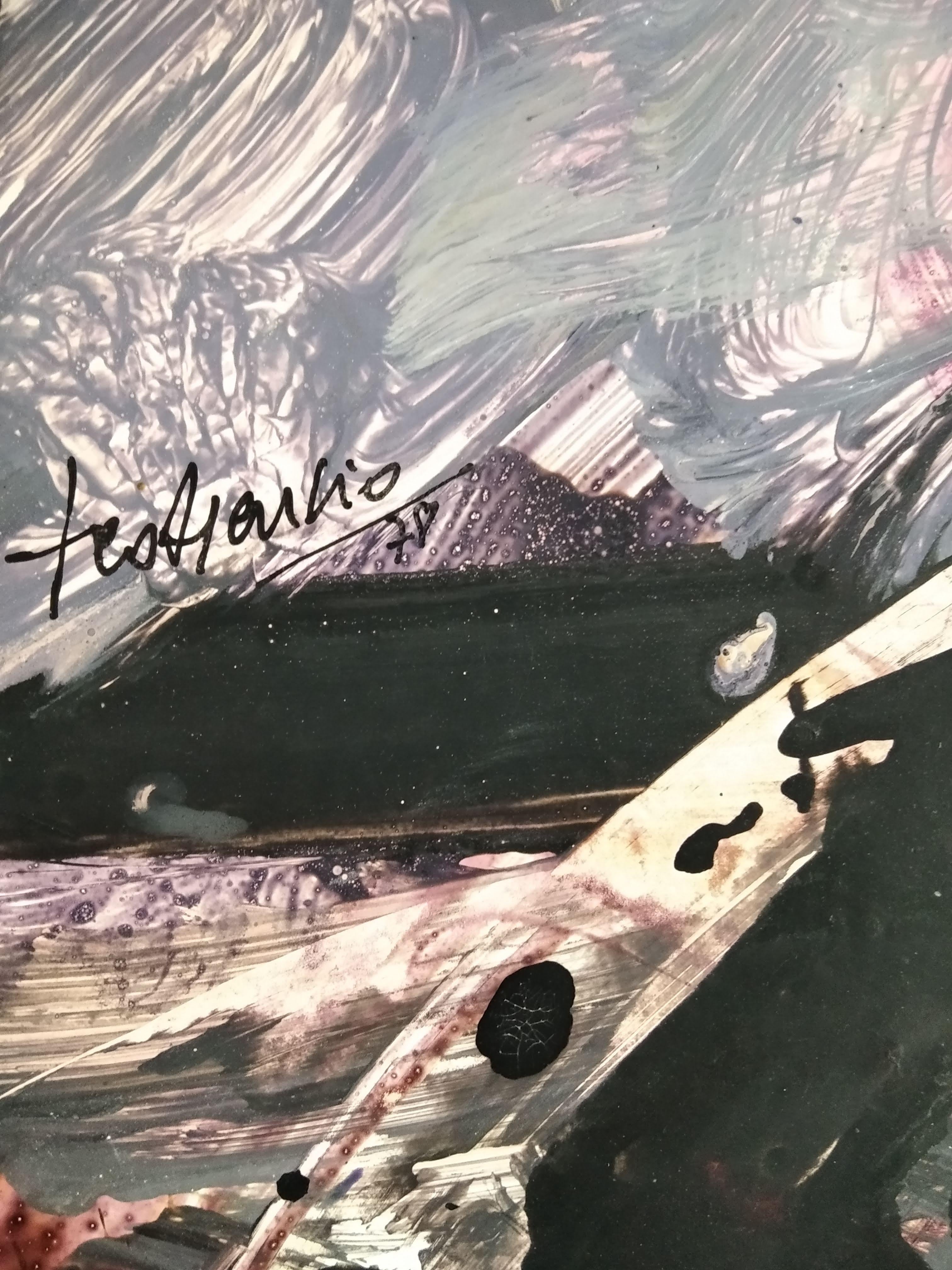 le tableau est offert avec un certificat d'œuvre et d'authenticité