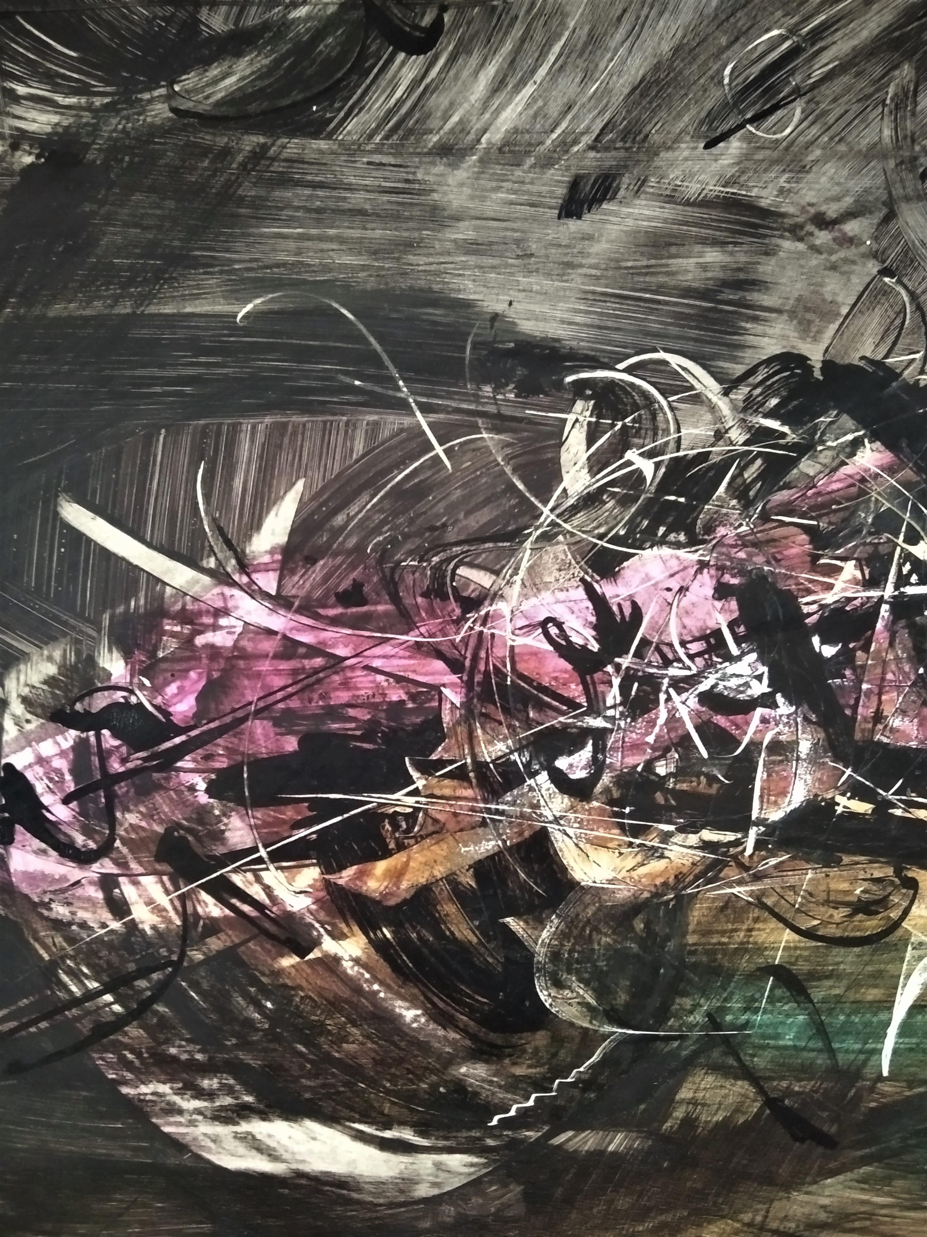Senza titolo - Painting Astratto di Teo Asensio