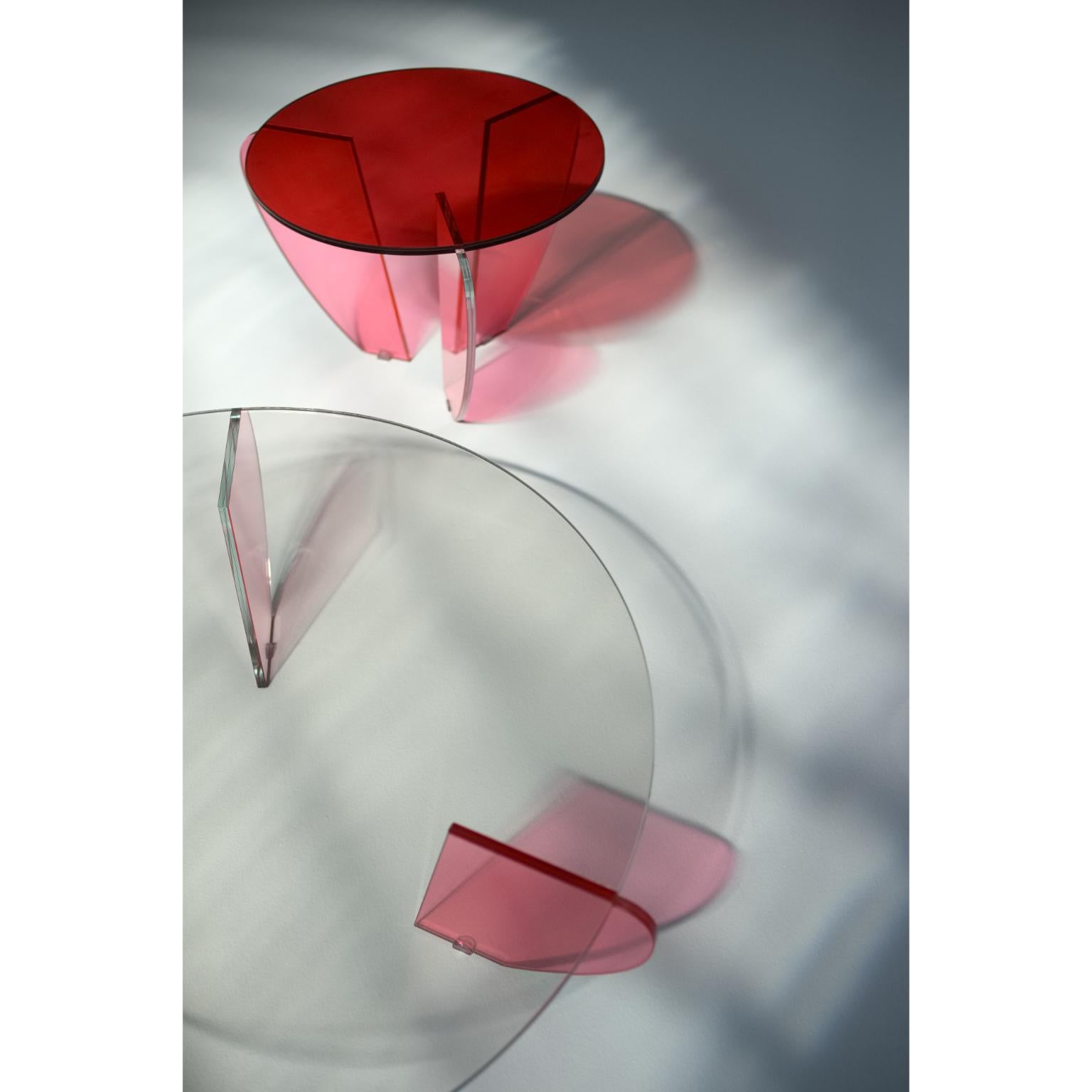 Teo Pink Shades 90 Couchtisch von VUUN ITALIA (Italienisch) im Angebot