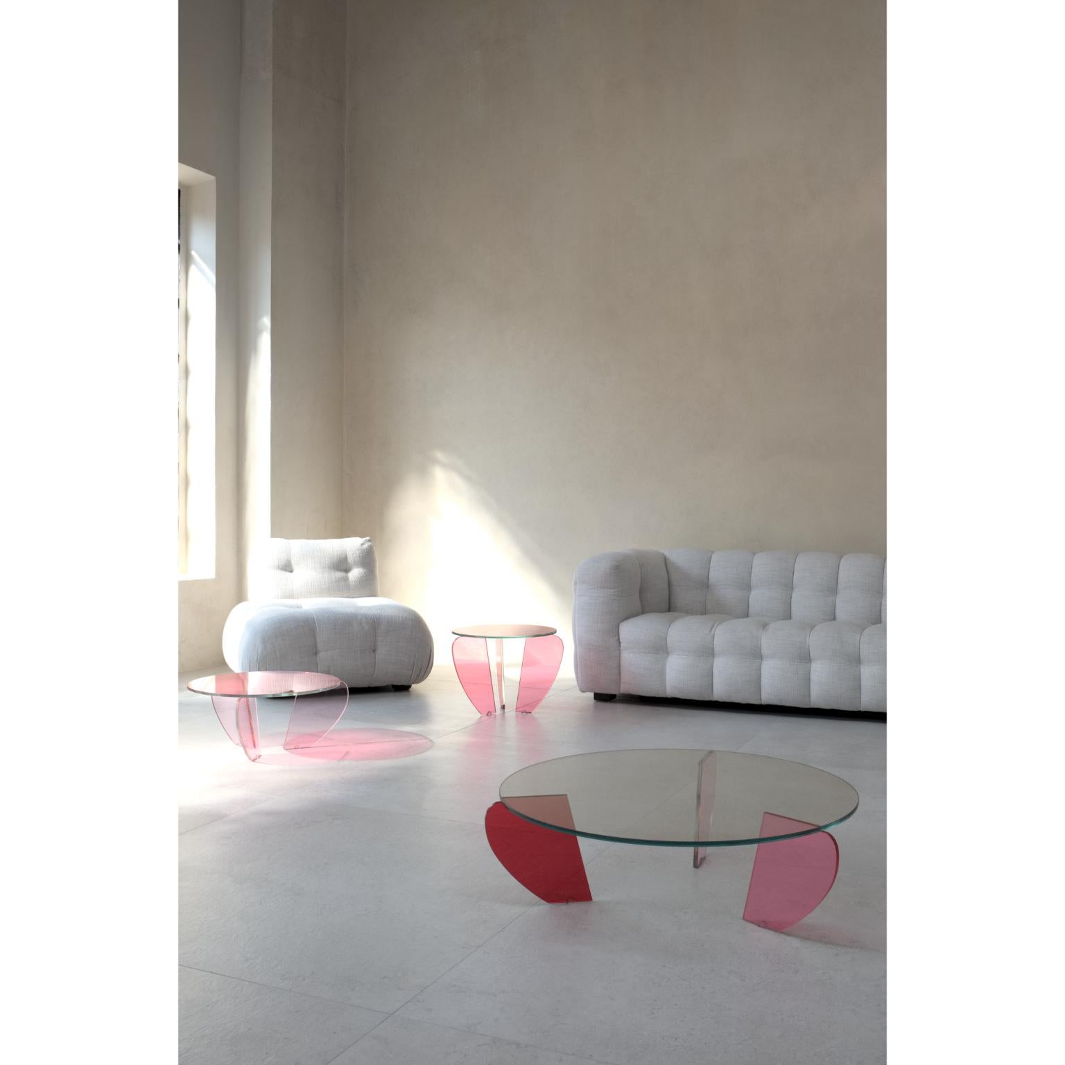 Teo Pink Shades 90 Couchtisch von VUUN ITALIA (Sonstiges) im Angebot