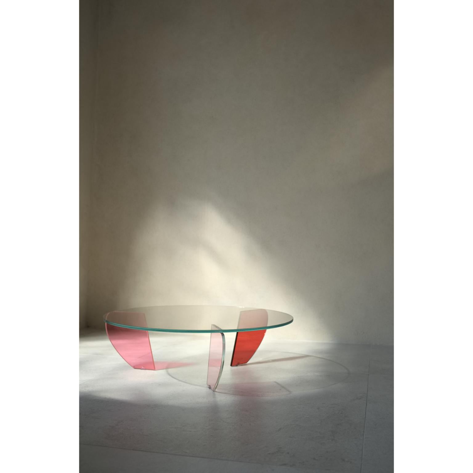 Teo Pink Shades 90 Couchtisch von VUUN ITALIA im Zustand „Neu“ im Angebot in Geneve, CH