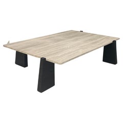 "Teoca" Coffee Table Made with Carbonized Wood