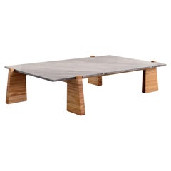 "Teoca" Coffee Table with Marble Top