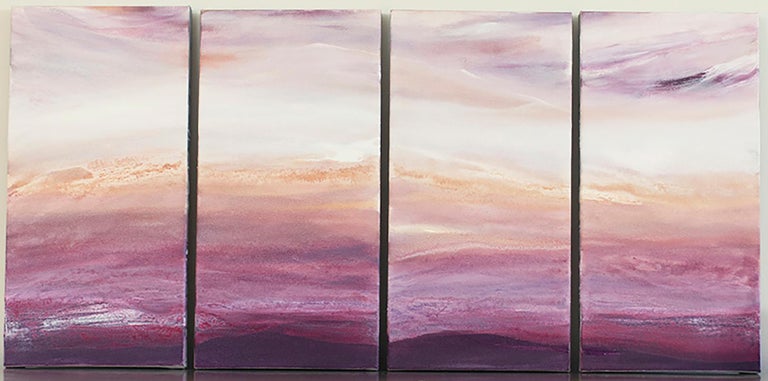 Teodora Guererra Beach Plum Series Abstract Coral Pink