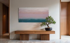 "Blending In" Textured Abstract Painting