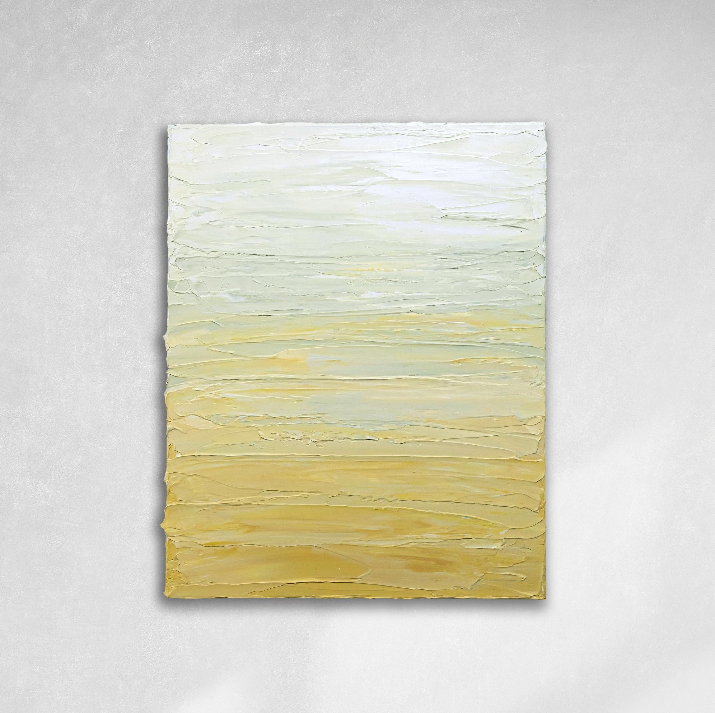 Abstract Painting di Teodora Guererra - "Crema di burro", Pittura astratta contemporanea