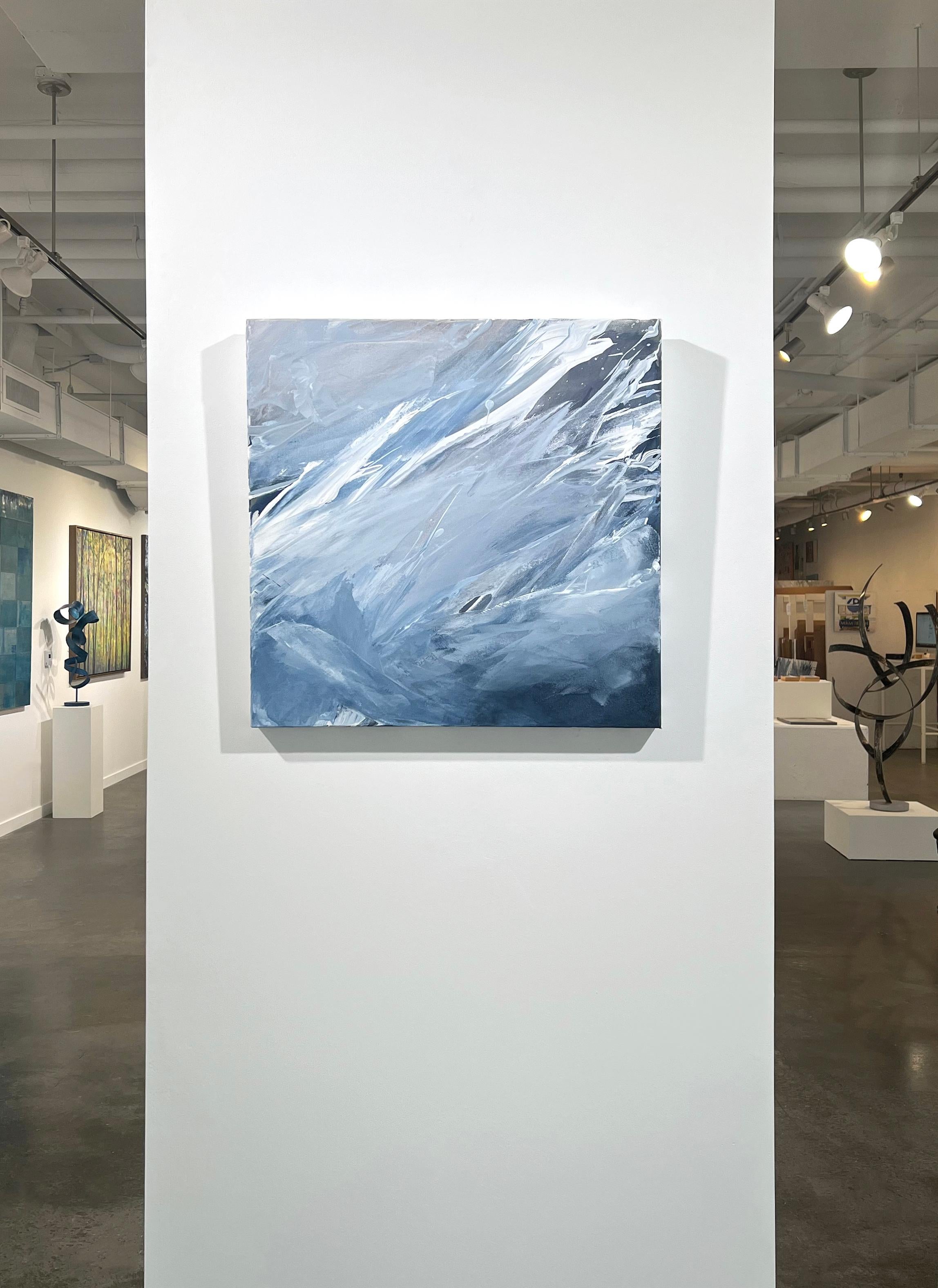 "Coastal Surge, " Contemporary Abstract Painting