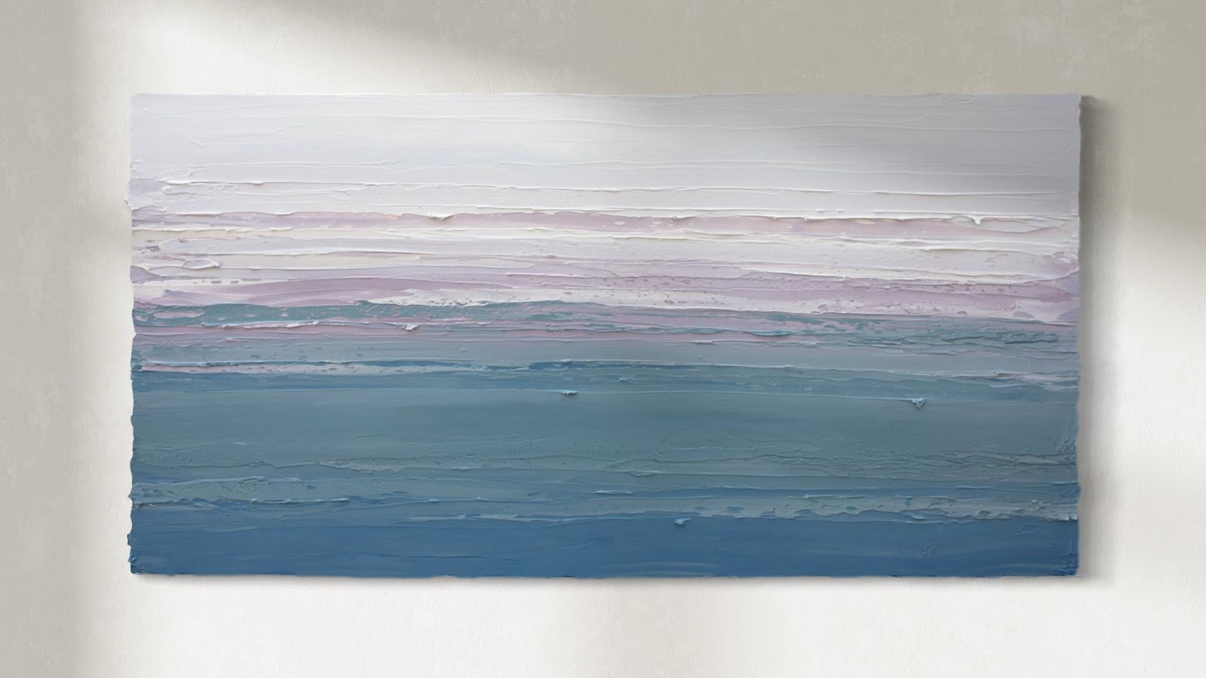 Peinture abstraite texturée « Skyless »