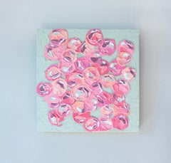 "Pittura floreale astratta con texture "Even Steven